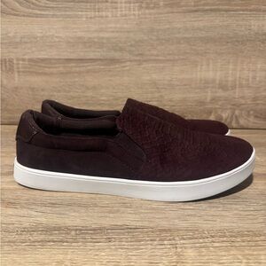Dr. Scholl's Madison Women’s 9 slip-on shoes sneaker faux leather snake suede
